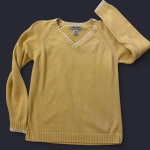 Vintage Butter Yellow Cotton Sweater